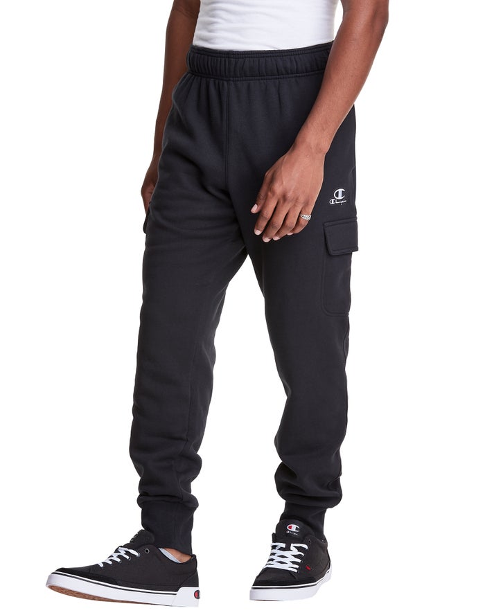 Jogger Champion Hombre - Classic Fleece Cargo ( Negras ) 9514360-YC